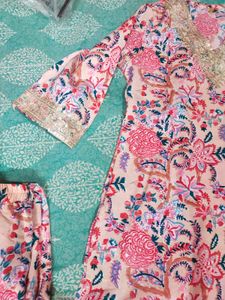 Floral Print Kurta Set