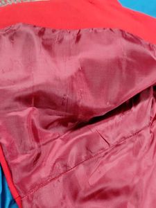 Red Maroon Blazer For 10-12 Yr Boy/girl