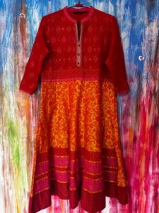 Elegant Red Kurta