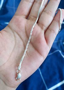 Real Silver Double Design Chain
