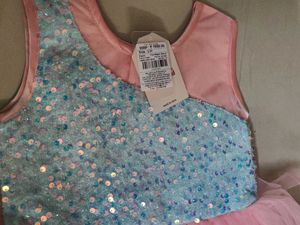 sequin birthday frock 2-3 years