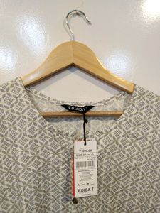 Cream Rayon Kurta(Women)