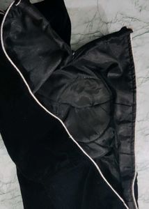 Embroidered Black Velvet Top