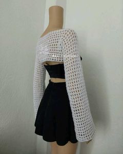 Crochet White Bolero 🍓