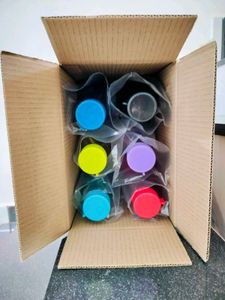 Brand - Solimo, 1 Lt Water Bottle | Multicolor |