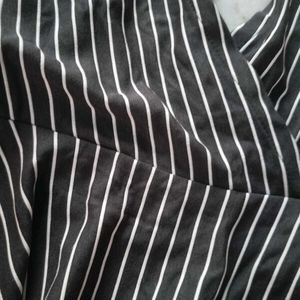 Striped Stylish Peplum Top