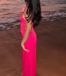 Pink Side Cut Out Detailing Dress🎀