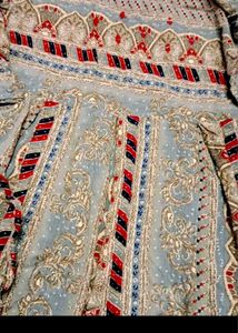 Patterned Anarkali Dress