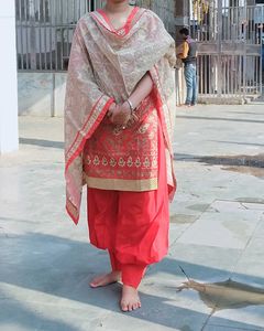 Red & Gold Salwar Kameez