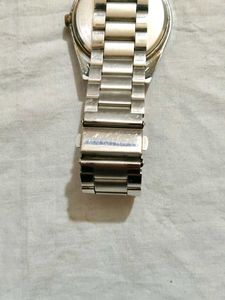 Denis Parker Two-Tone Watch, with rotate able anal
