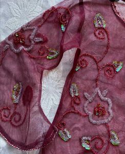 Sheer Sequin Embroidered Top