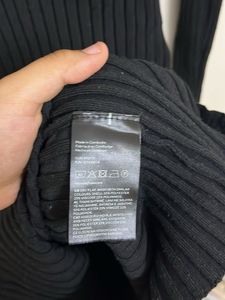 Asymmetrical Ribbed Knit Dress