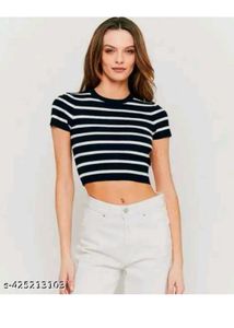 Zara Stretchable Striped Top!