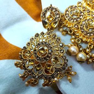 Heavy Nacklace Royal Bridal Jewelry Set