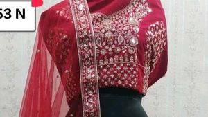 Red Bridal Lehenga Choli