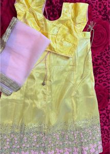 Yellow Lehenga Set