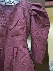 New* party Dress maroon
