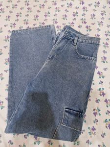 Light Blue Cargo Jeans