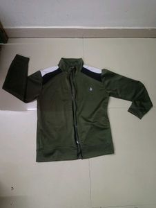 Olive Green Full Zip Jacket