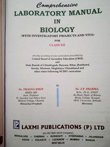 BIOLOGY LAB MANUAL CLASS XII CBSE