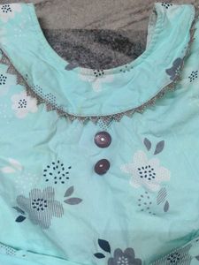 Girl Kids Frock Gown Pure Cotton