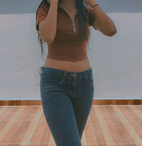 Jeans Boot Cut Jeans Low Waist Size 27 -28