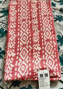 Pink & White Cotton Fabric