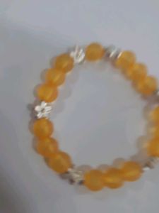 Yellow Beaded Bracelet