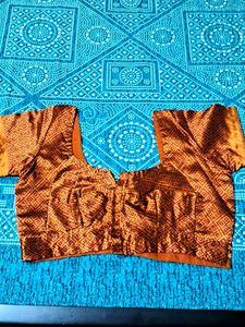 Patterned Readymade Saree Blouse