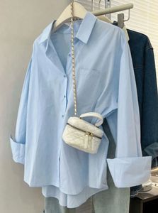 Blue Oversized Shirt