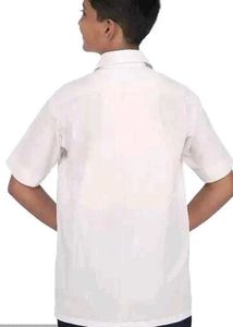 White Short Sleeve Button Down