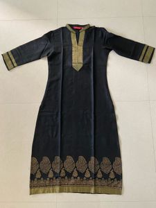Morpankh Elegant Black Festive Kurta