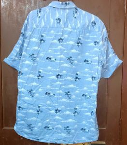 Tropical Print Short Sleeve Shirt