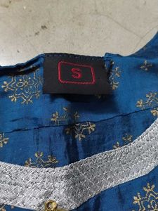 Blue &amp; Pink Anarkali Dress