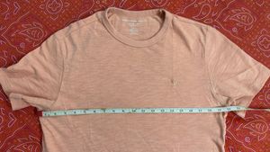 American Eagle Peach Crew Neck T-Shirt - Size M