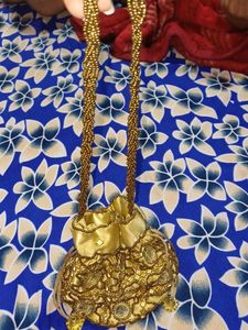 Golden Potly Bag For Party