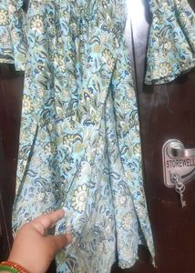 Multi Floral Print Kurti For Girl Or Woman 36 Bust