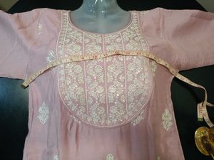 Silver Sequin  Elegant Embroidered Kurta Set