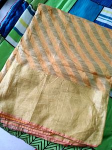 Beautiful Yellow - Golden Handloom Saree