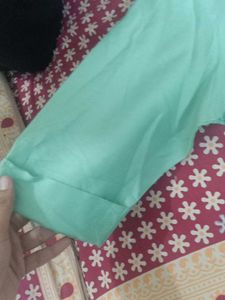 Mint Green Embroidered Kurti