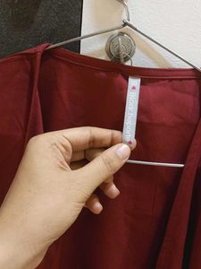 Burgundy Long Sleeve Cardigan