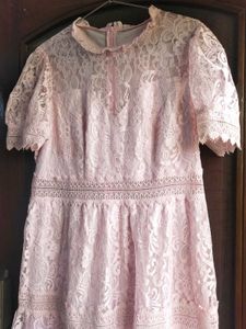 Pink Lace Vintage Dress SAVANA