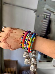 Colorful Jhumka Bracelet