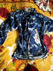 Blue Korean Top
