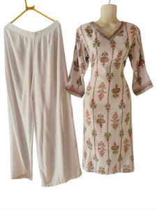 Floral Print Kurta Set