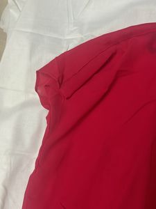 Asymmetrical Kurta Red