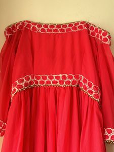 Off shoulder Anarkali Dress