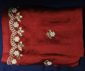 Elegant Red Saree