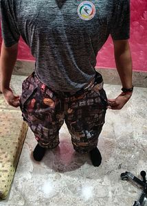 Abstract Print baggy Pants