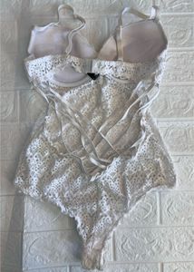 White Lace Bodysuit